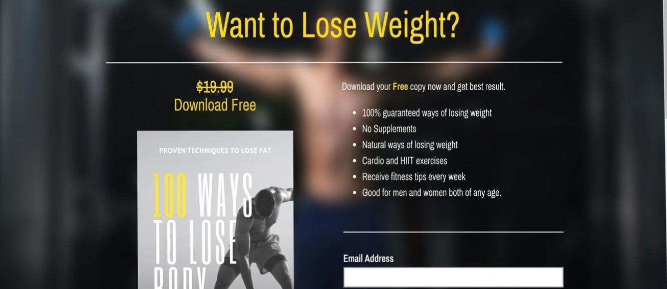 Email Marketing Landing Page